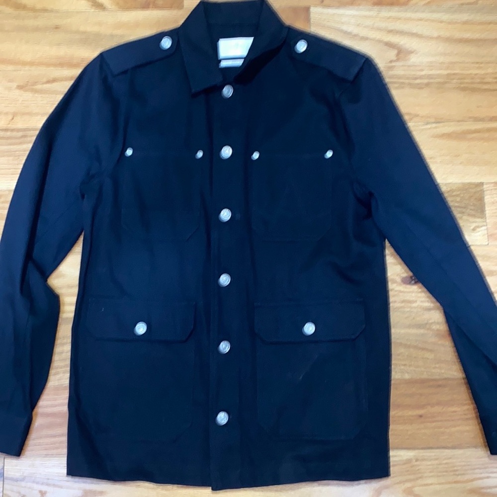 Men’s Army Style 7 for all mankind Denim  A Pocket Jacket